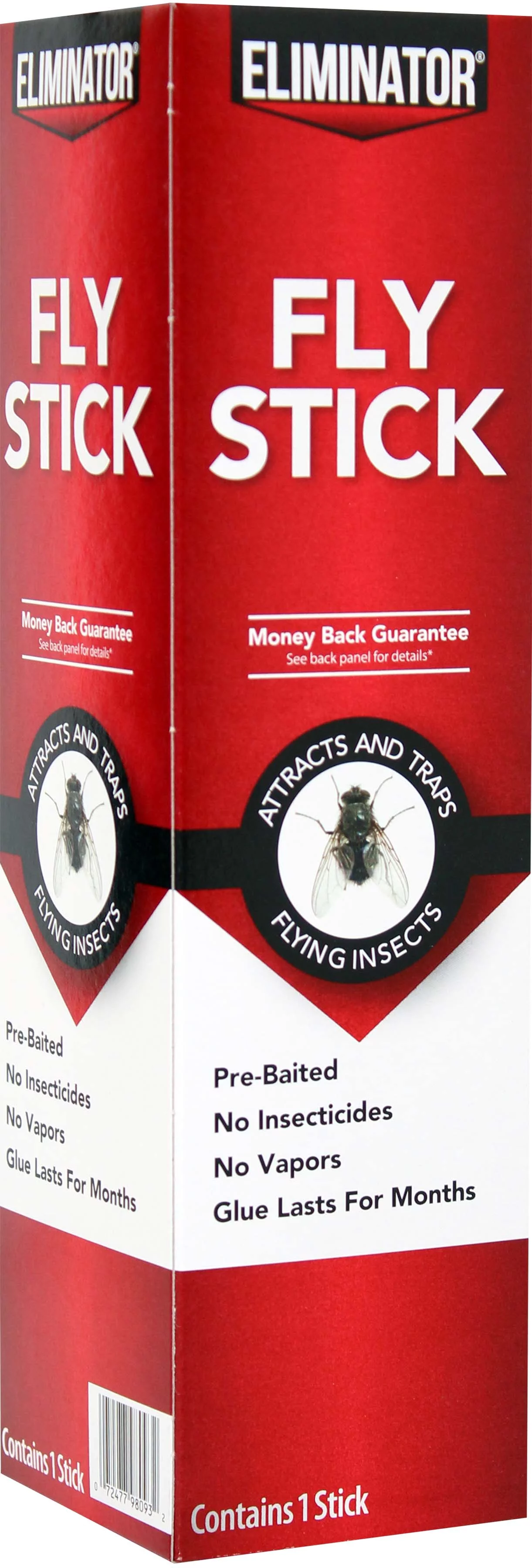 Eliminator 1 Pack Fly Stick Traps for Catching Flies and Other Flying Insects
