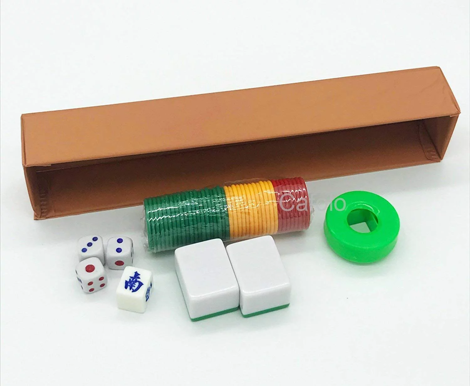 New Chinese Mahjong X-Large 144 Numbered Acrylic Tiles 1.5