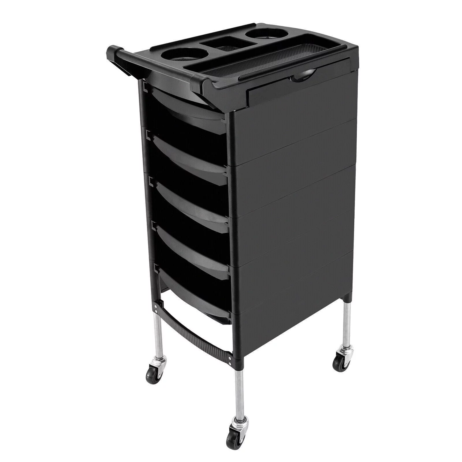 6 Layers Storage Cart Hair Beauty Salon Spa Station Trolley Rolling Barber Cart New