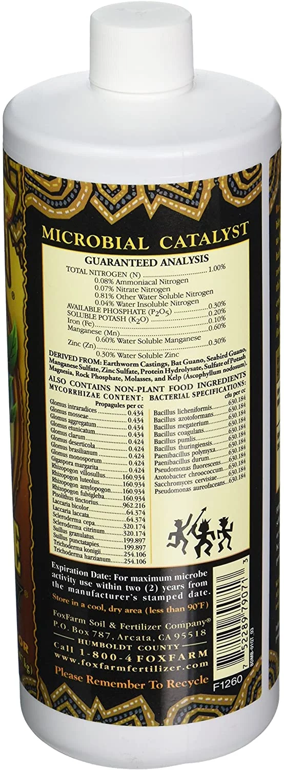 FoxFarm FX14068 FoxFarm Bushdoctor Microbe Brew, 1-Quart