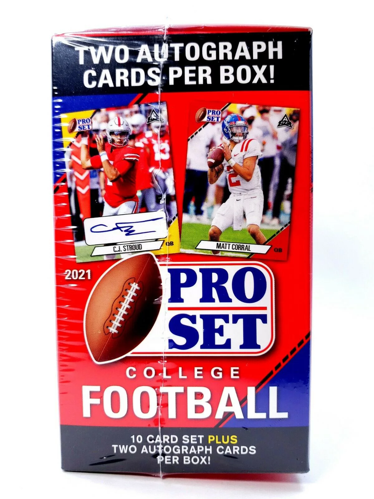 21 Leaf Pro Set College Football Blaster Box Trading Cards