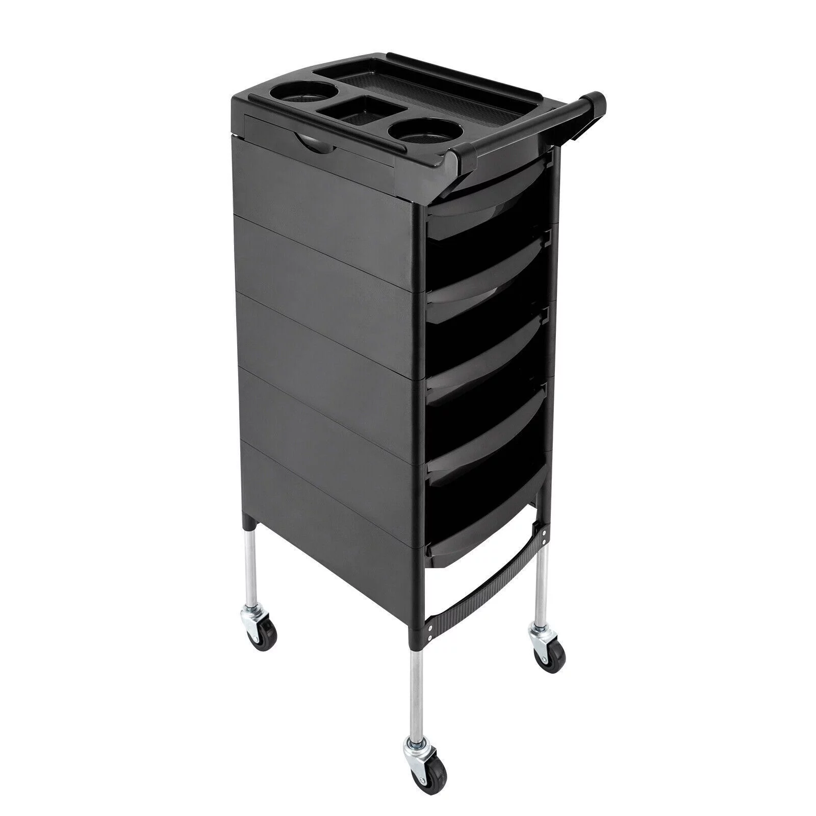 6 Layers Storage Cart Hair Beauty Salon Spa Station Trolley Rolling Barber Cart New