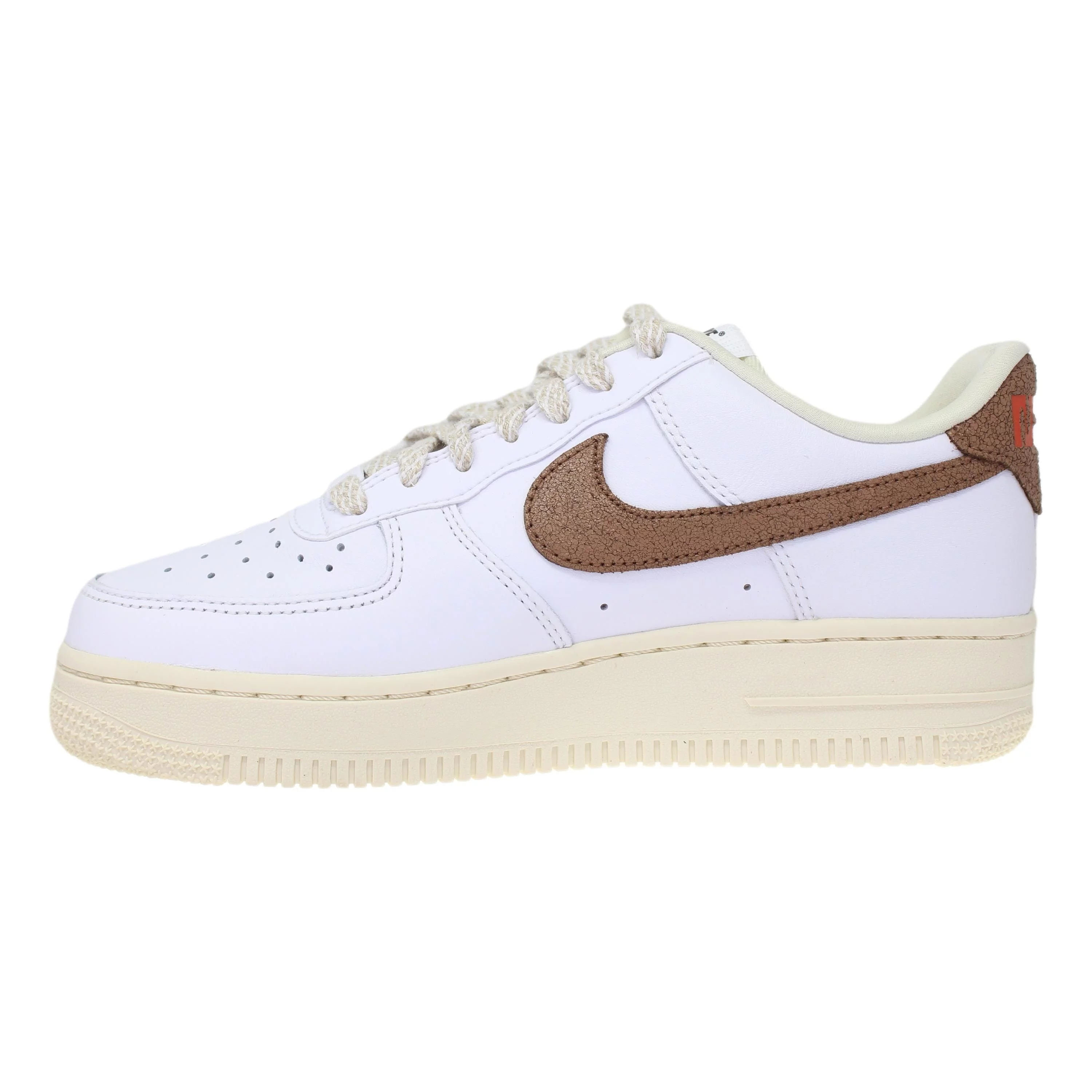 Nike Air Force 1 '07 LX White/Archaeo Brown DJ9943-101 Women's Size 6 Medium