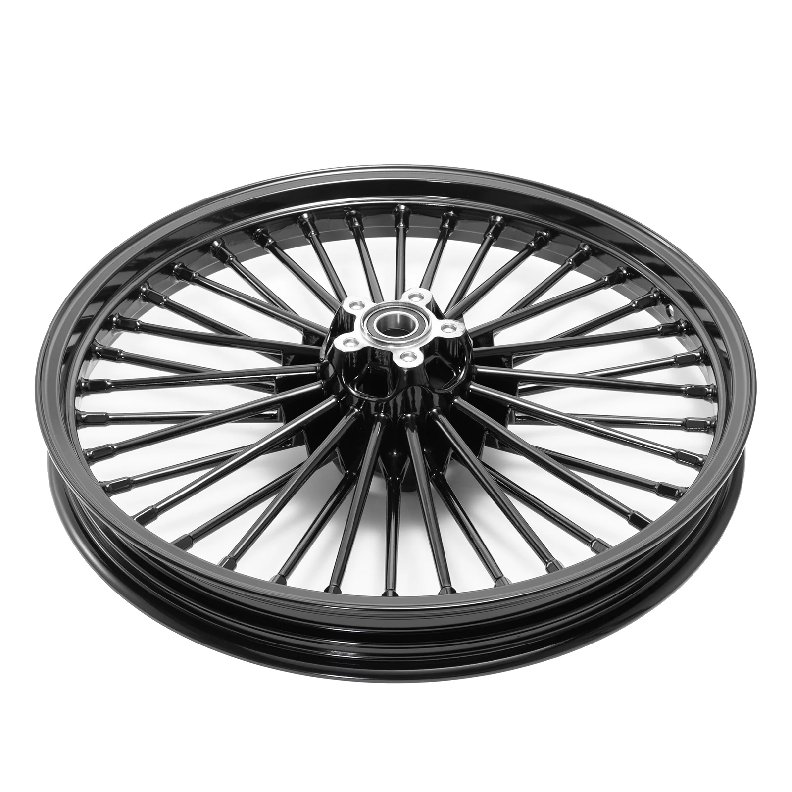 21 x 2.15 Fat Spoke Front Wheel Rim for Harley Softail FLSTF FLSTC FLSTN 2000-2014