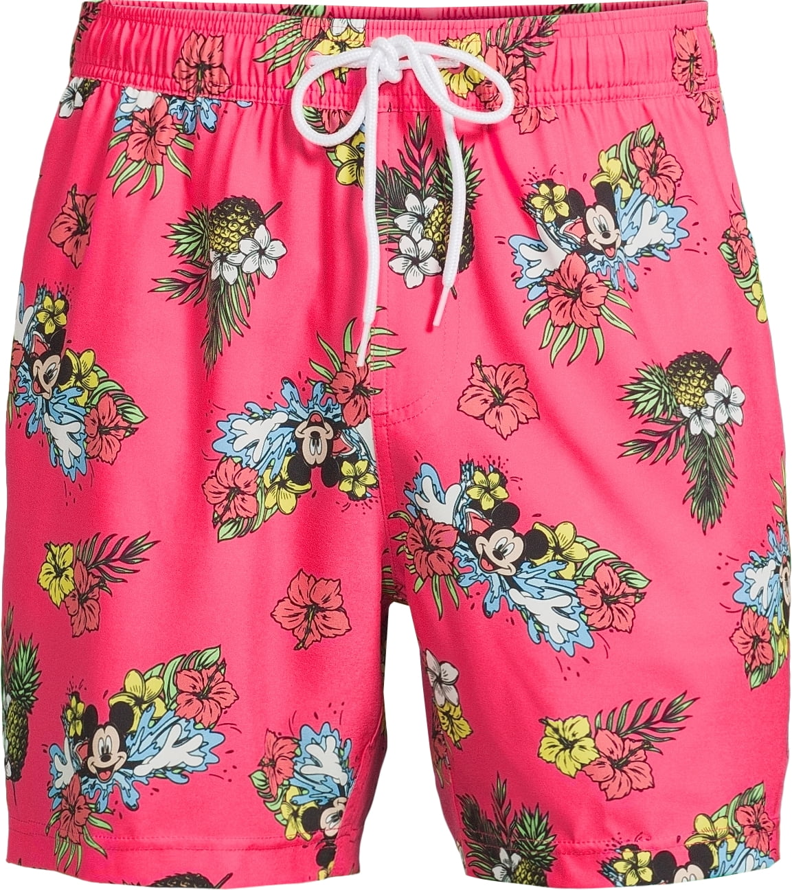 Disney Mickey Mouse Summer Men's & Big Men's Swim Trunks, Size S-3XL