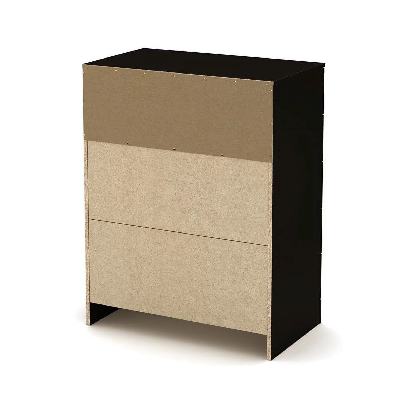 Home Square 3-Piece Set with Full Queen Storage Bed Nightstand & 5-Drawer Chest