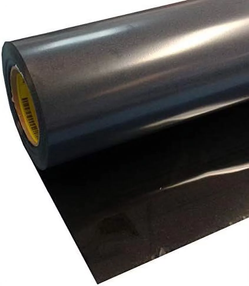 Easyweed Stretch Iron On Heat Transfer Vinyl Roll Coaches World,Stretch Black,15