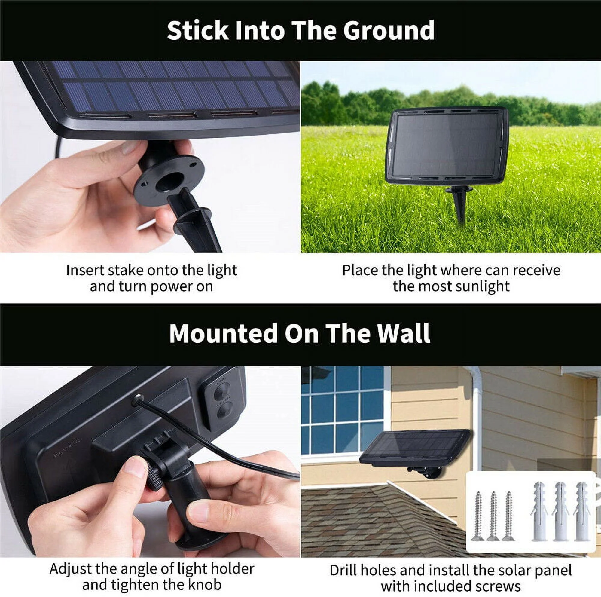 G40 Solar Powered 18ft Outdoor Patio Globe String Lights Bistro Yard Decoration