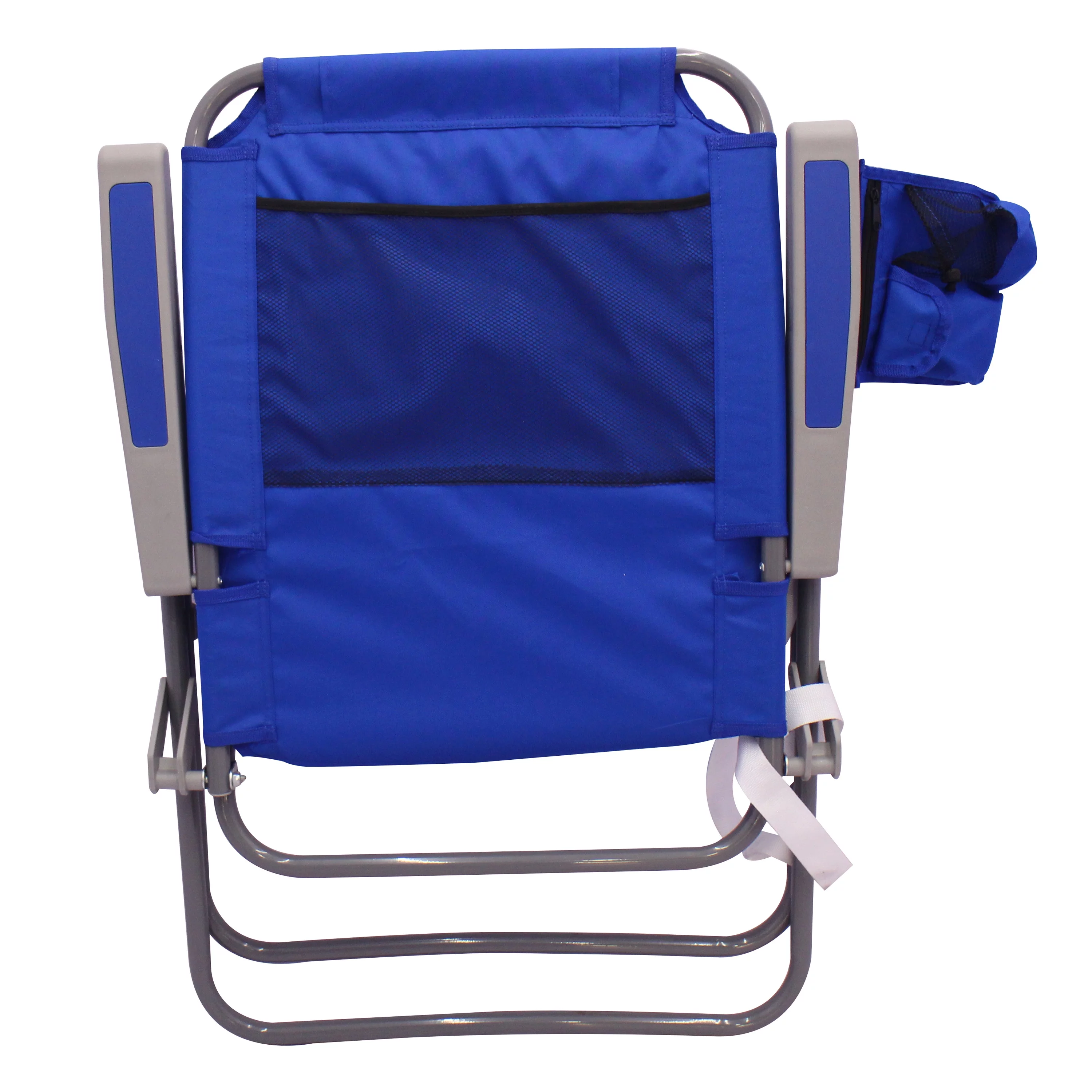 Mainstays Reclining Oversize Folding Beach Chair, Blue