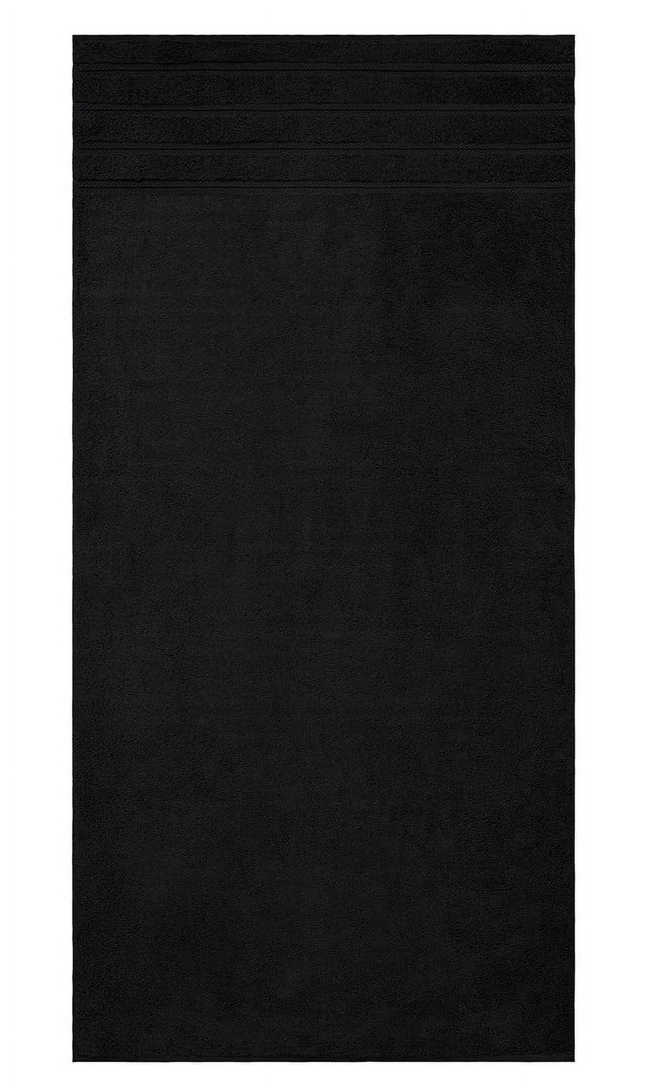 American Soft Linen Black Bath Towel Set 100% Turkish Cotton Towels for Bathroom 4 Piece