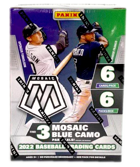 2022 Panini Mosaic MLB Baseball Blaster Box Trading Cards