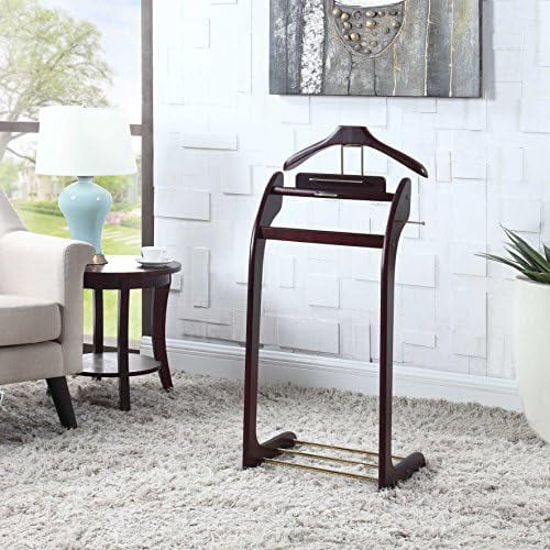Windsor Suit Valet Stand VL16140 With Contour Hanger, Tray, Trouser Bar, Tie Bar And Shoe Rack, 17