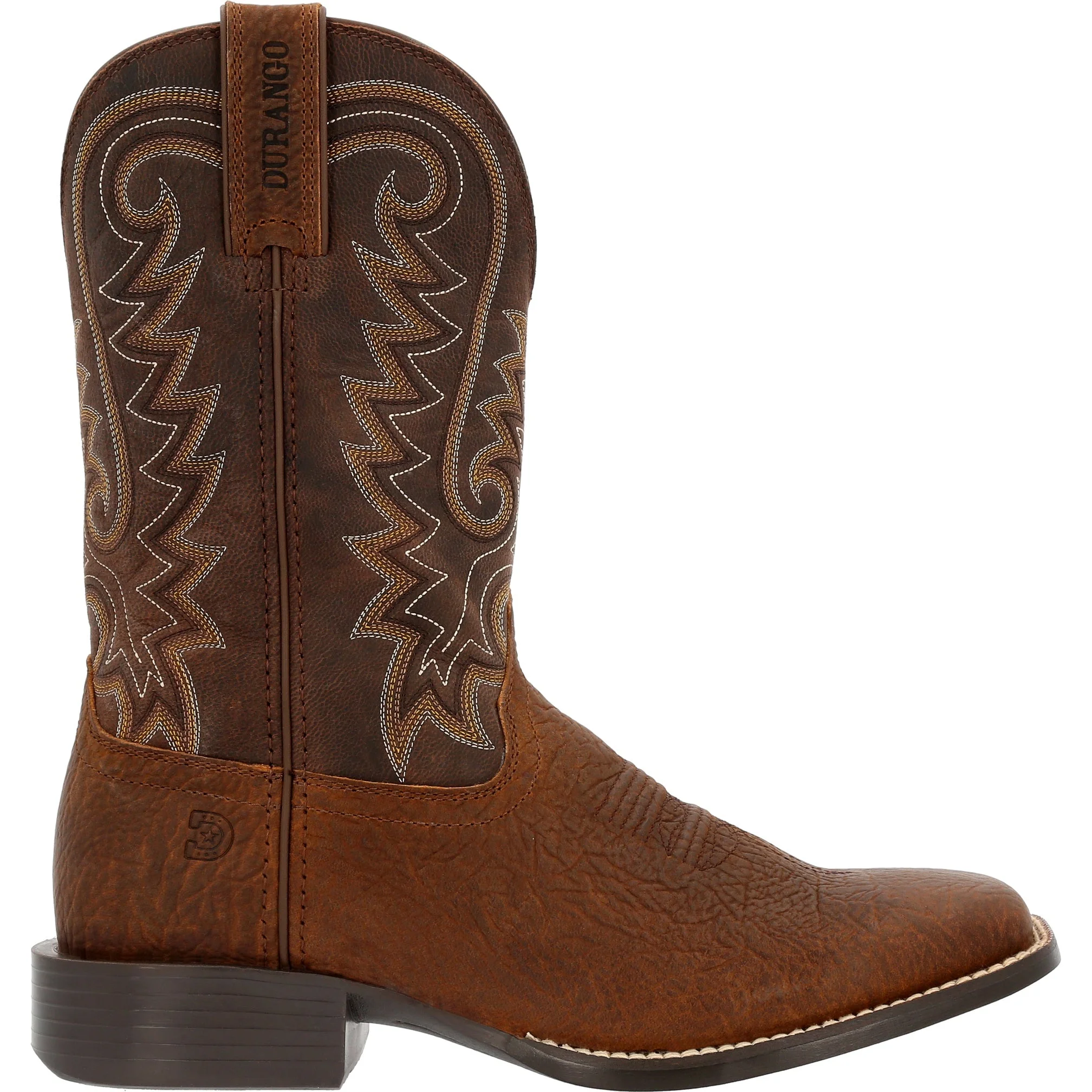 Durango Men's Westward Western Performance Boot Broad Square Toe Dark Brown 13 EE  US