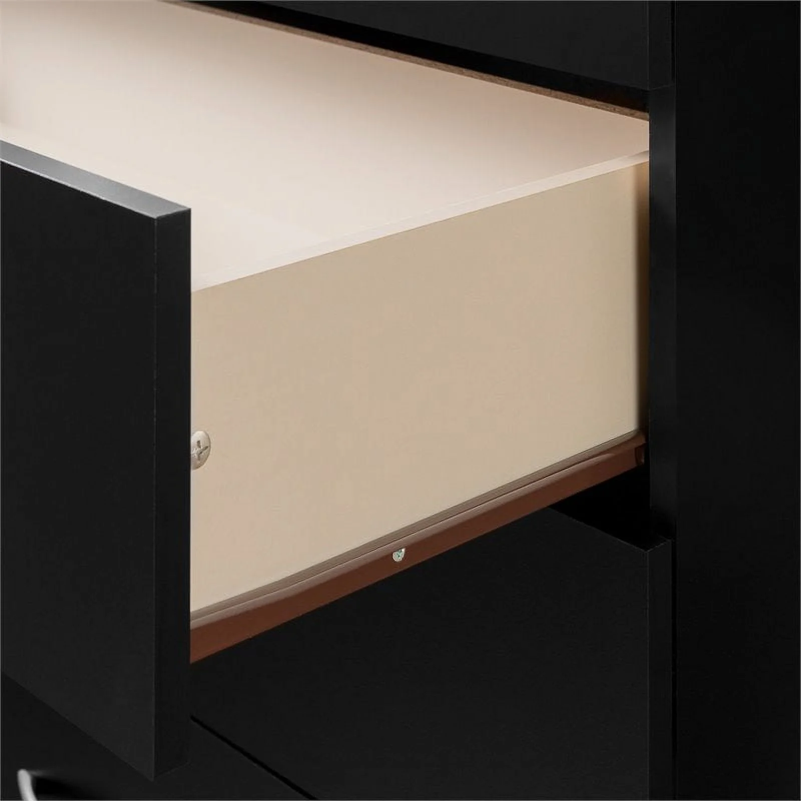 Home Square 3-Piece Set with Full Queen Storage Bed Nightstand & 5-Drawer Chest