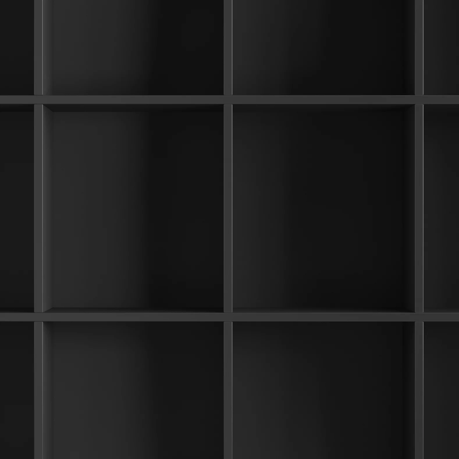 Simpli Home Acadian Solid Wood 48 inch x 57 inch Transitional 12 Cube Storage in Black