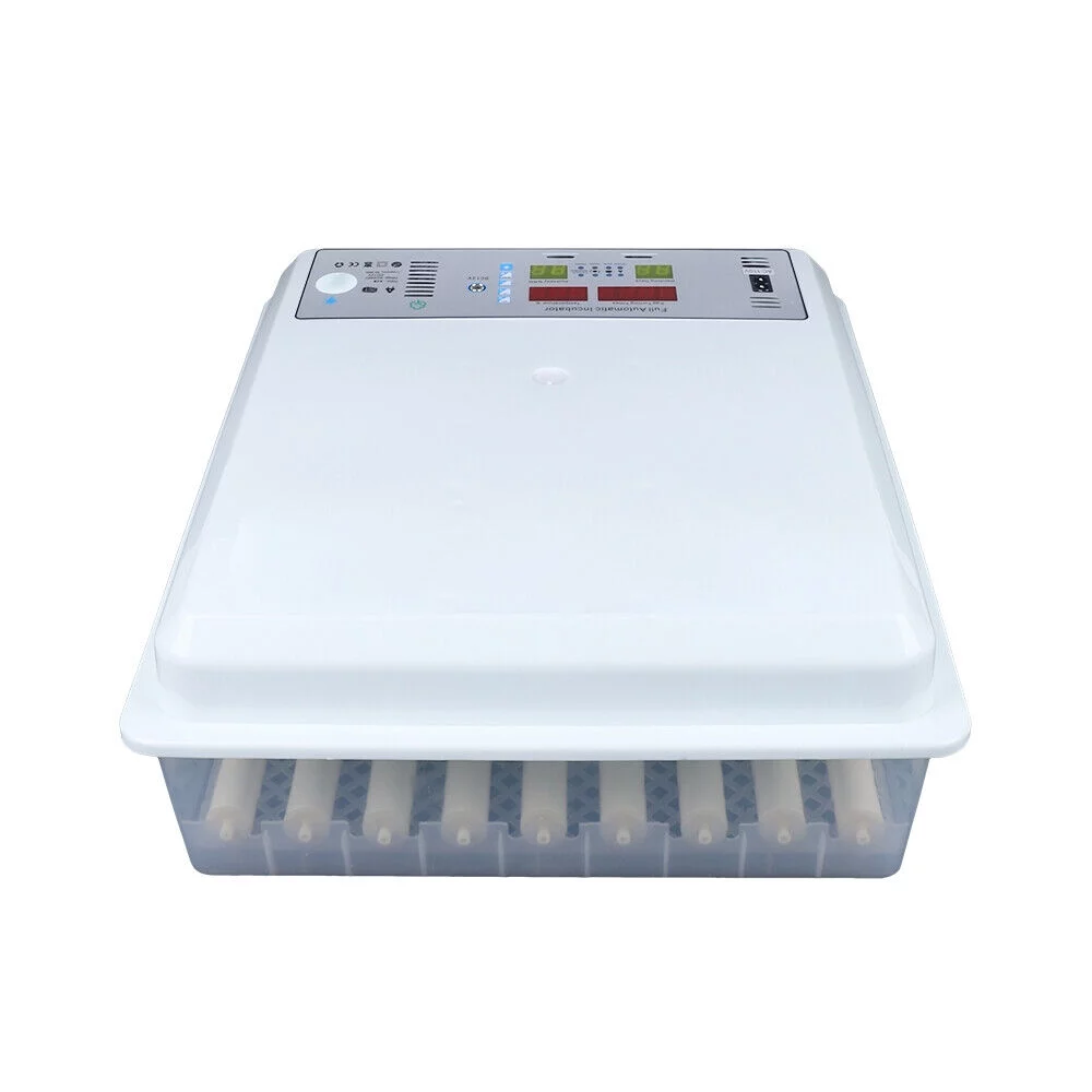 Egg Incubator 64 Eggs Fully Digital Automatic Hatcher Fits Hatching Chicken Farm