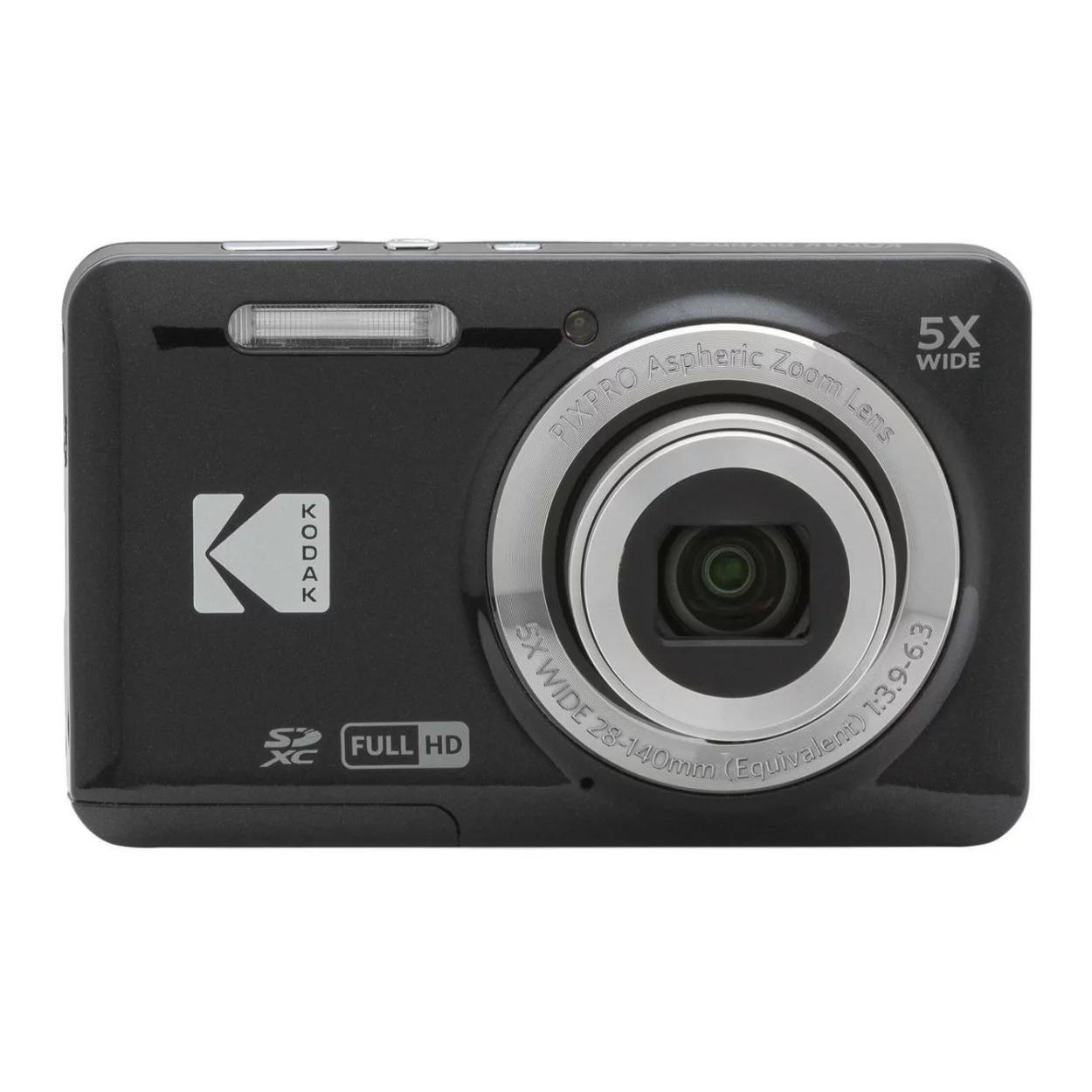 Kodak PIXPRO FZ55 Friendly Zoom Digital Camera (Black) with Accessory Kit Bundle