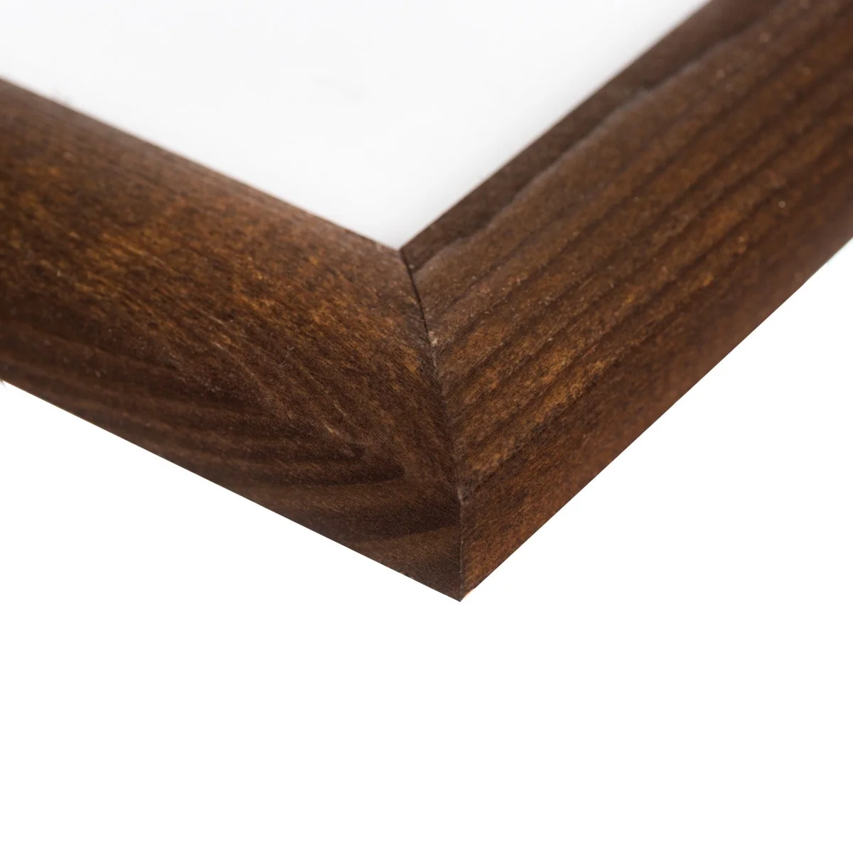 Rustic Wooden Picture Frame 11x14 – Solid Pine Distressed Wood Photo Frame for Wall Hanging Display, Dark Brown