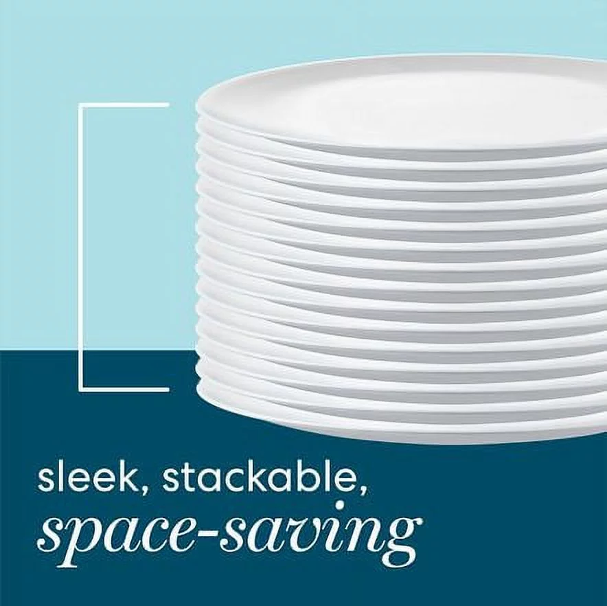 Corelle Winter Frost White Dessert Bowls, 10 Oz (Pack of 3)