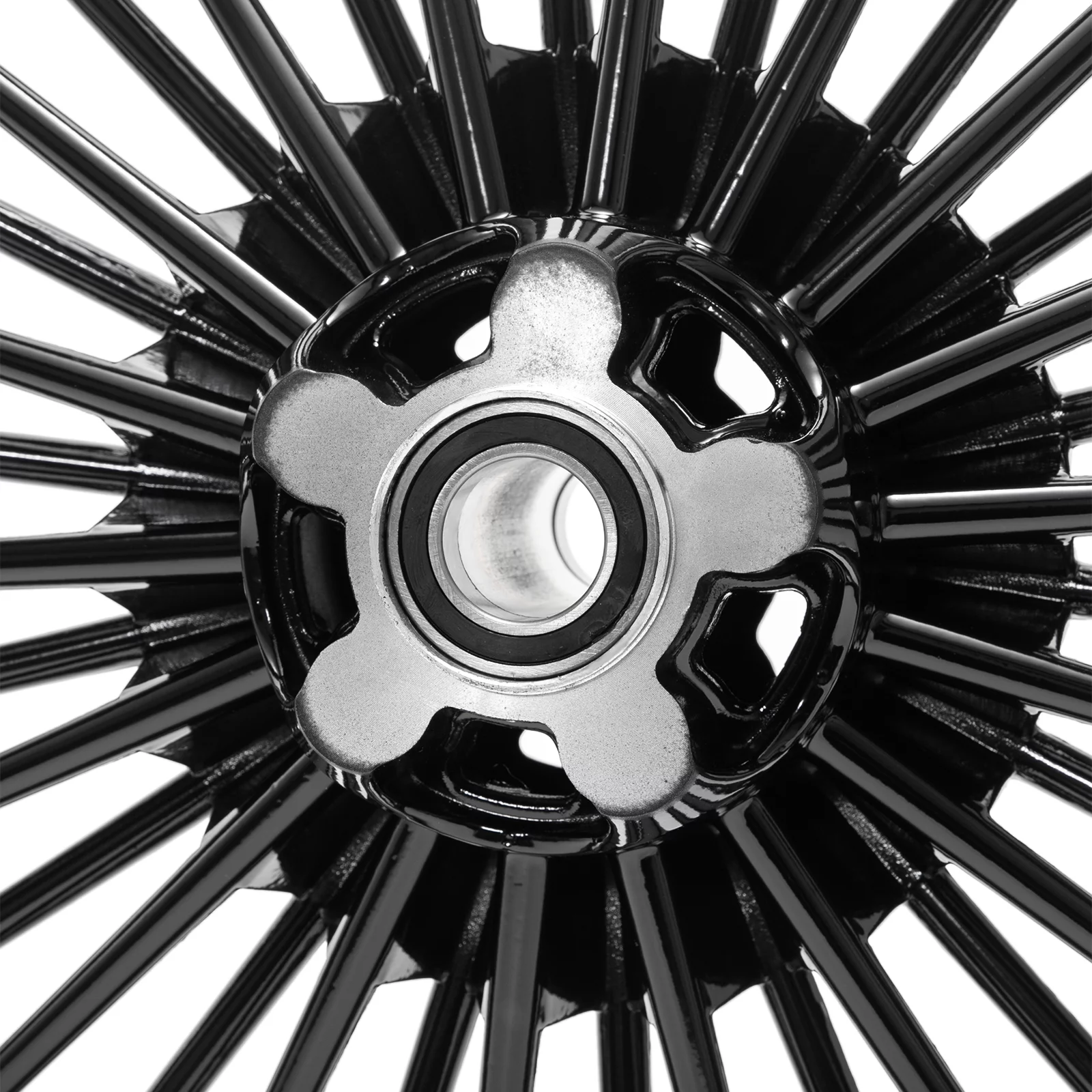 21 x 2.15 Fat Spoke Front Wheel Rim for Harley Softail FLSTF FLSTC FLSTN 2000-2014