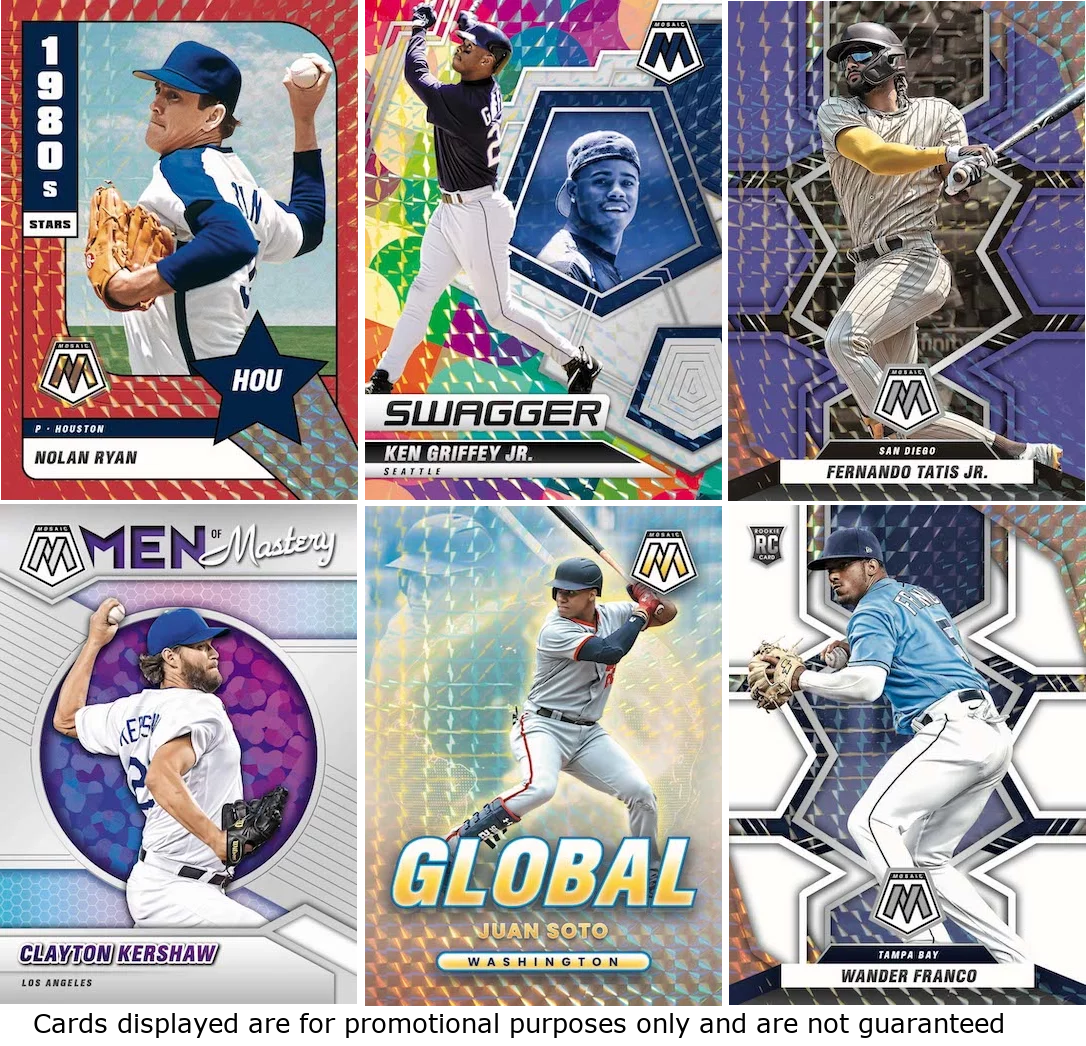 2022 Panini Mosaic MLB Baseball Blaster Box Trading Cards