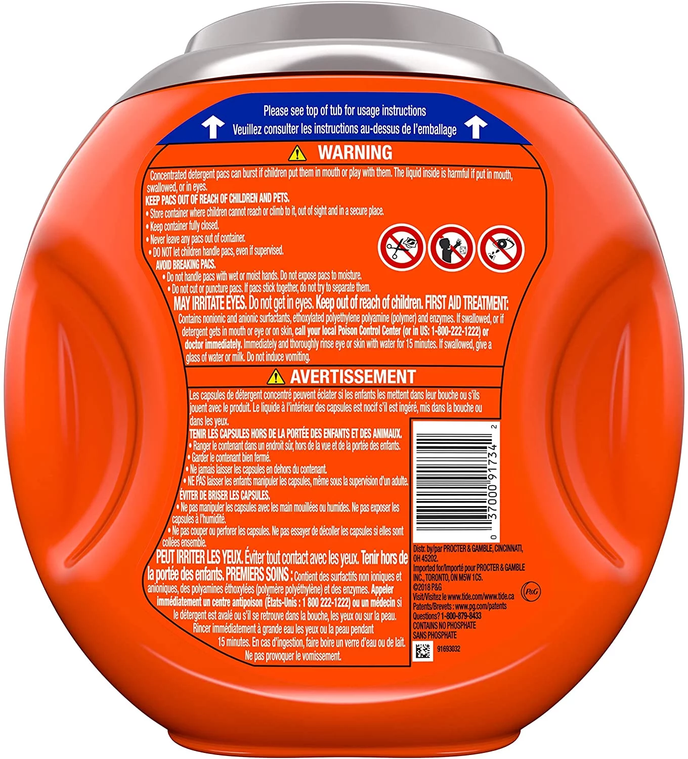 Tide PODS Laundry Detergent Liquid Pacs, Botanical Rain Scent, 4 in 1 HE Turbo, 61 Count (Packaging May Vary)