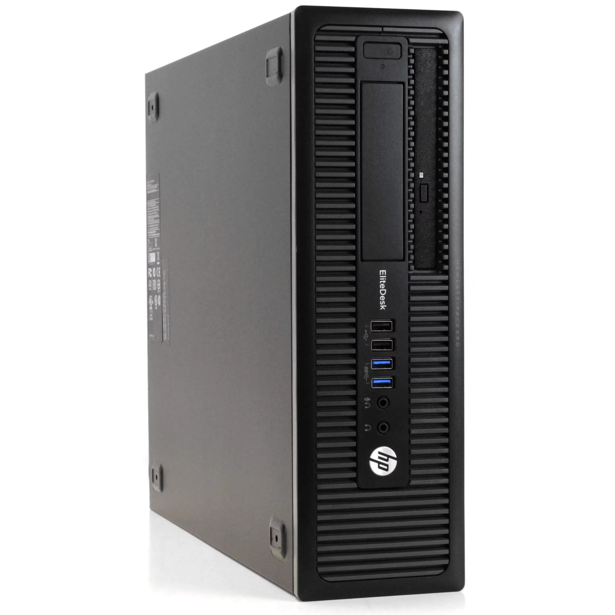 Restored HP EliteDesk 800G1 Desktop Computer, Intel Core i7, 16GB RAM, 512GB SSD, DVD-ROM, Windows 10 Home 64 Bit, Black (Refurbished)