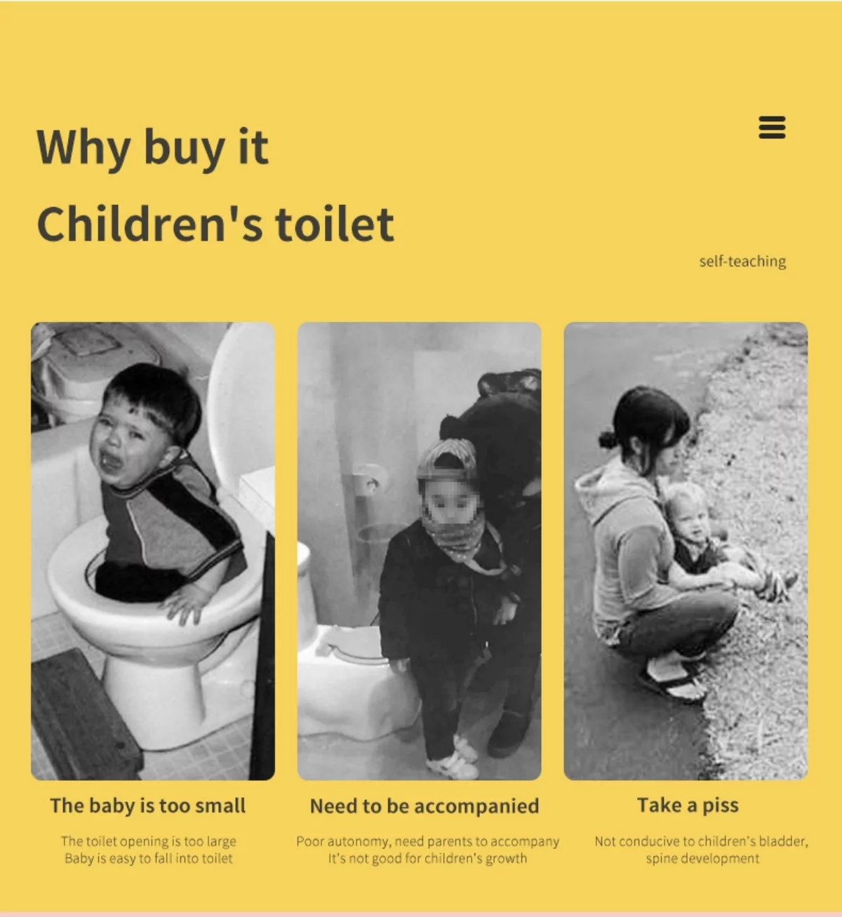 Toilet Potty Training Seat with Step Stool Ladder, RUseeN Potty Training Toilet for Kids Boys Girls Toddlers-Comfortable Safe Potty Seat with Anti-Slip Pads Ladder (Grey)