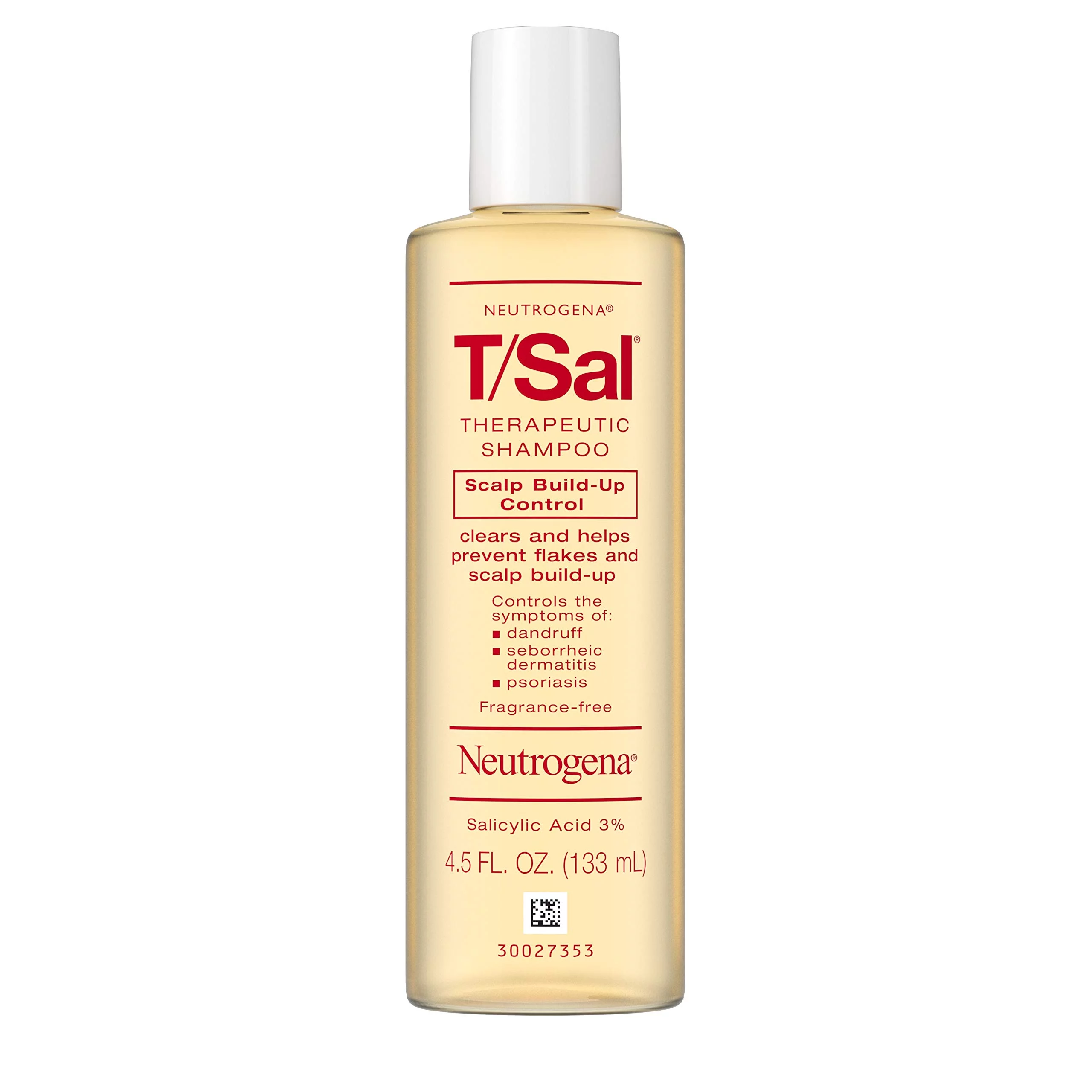 Say Goodbye to Scalp Issues with Neutrogena T/Sal Therapeutic Shampoo - The Ultimate Solution for Scalp Build-Up, Dandruff, Psoriasis & Dermatitis Relief - 4.5 Fl. Oz
