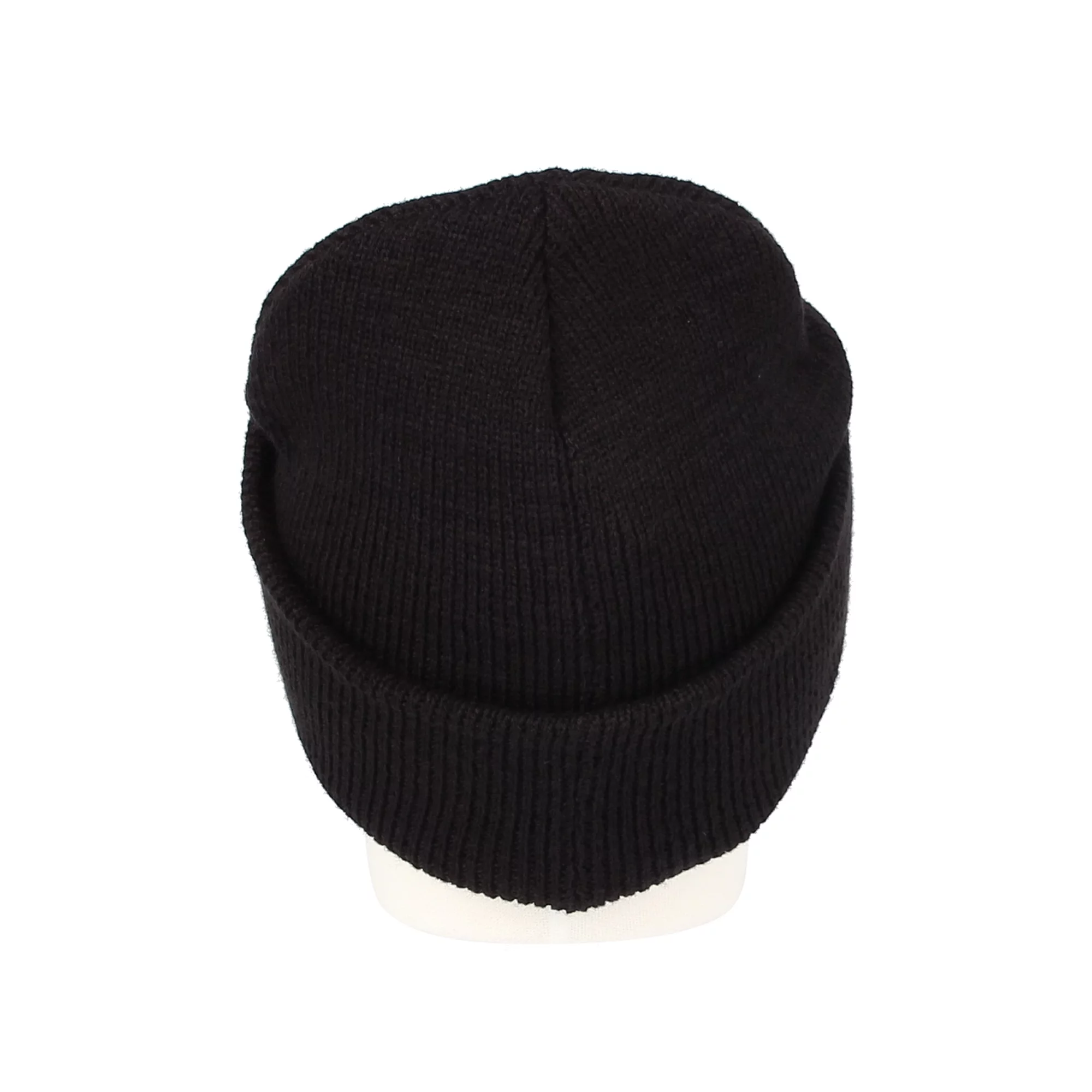 WITHMOONS Knitted Beanie Hat Keith Haring Heart Patch Watch Cap CR51090 (Black)CR51090Black