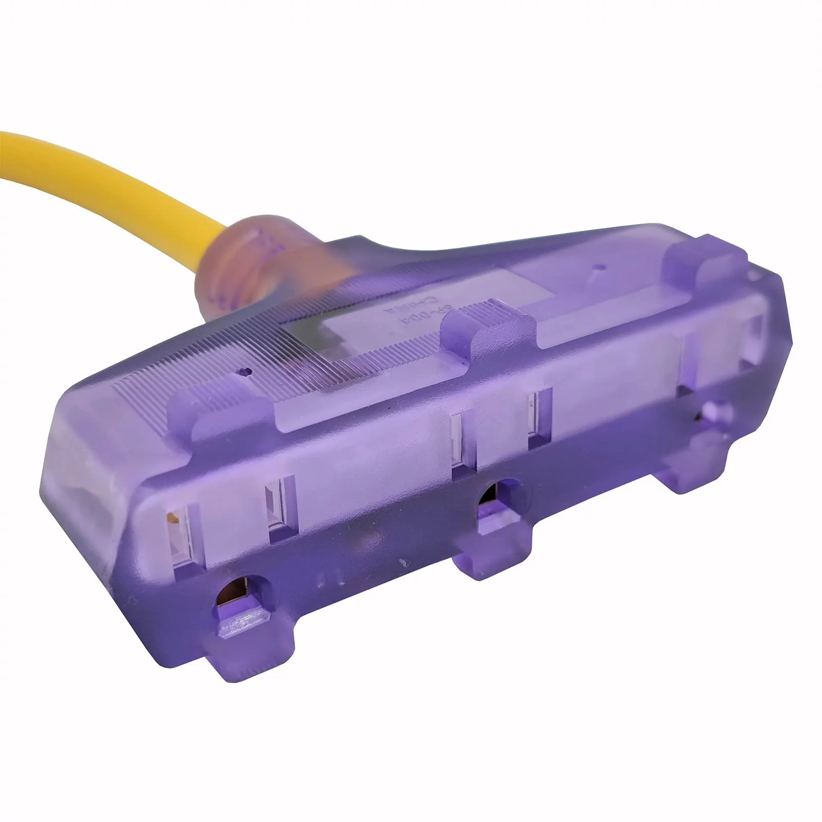 Parkworld 63548 Power Adapter Cord NEMA L14-20P Male to (3) 5-15R Household Tri Outlet 15 AMP Female*3, 125 Volt, 2FT