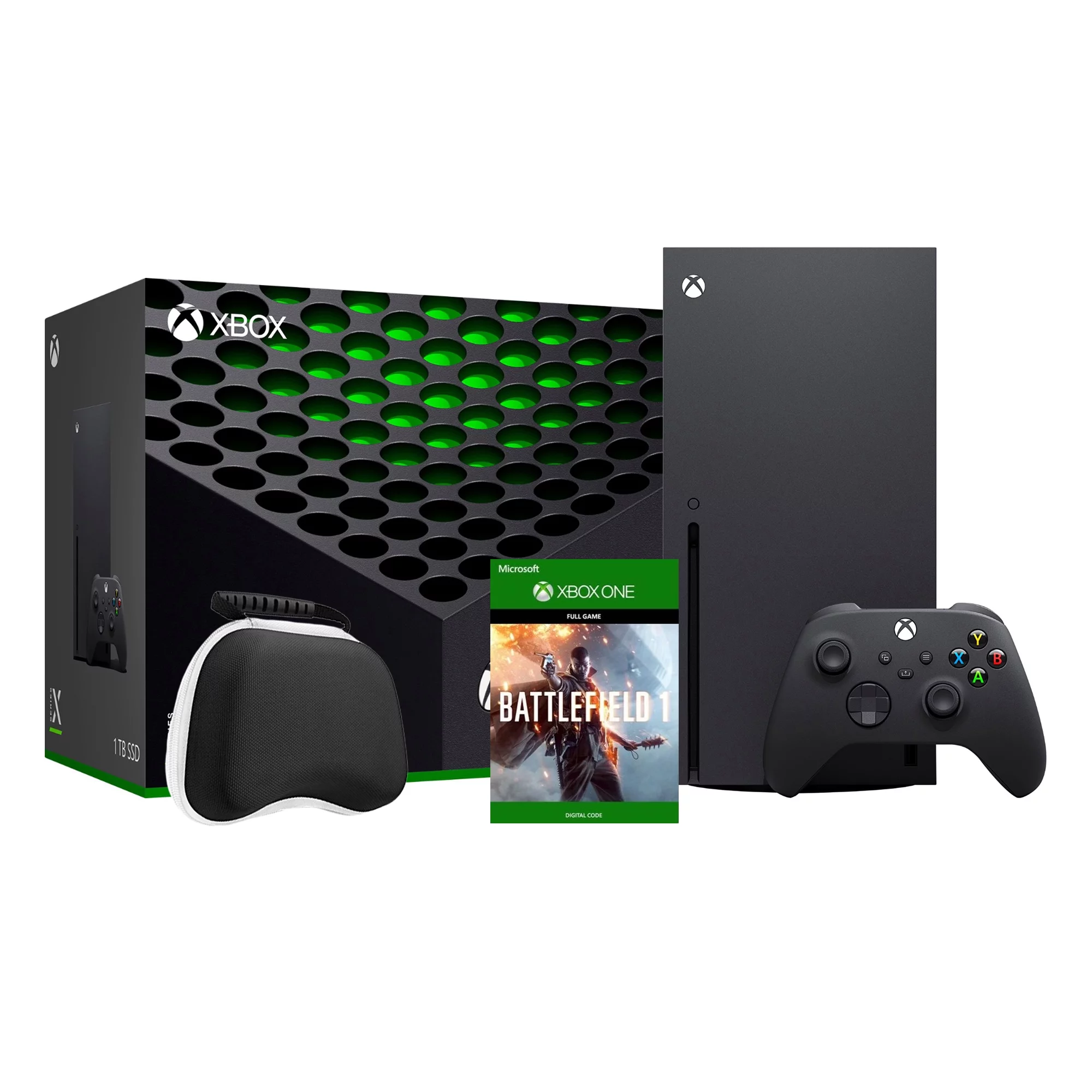 Microsoft Xbox Series X Gaming Console Bundle - 1TB SSD Black Flagship Xbox Console and Wireless Controller with PUBG Full Game
