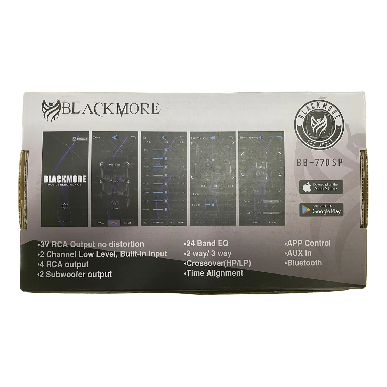 Blackmore Pro Audio BB-77DSP Universal Bluetooth 6-Output Digital Signal Processor, BB-77DSP