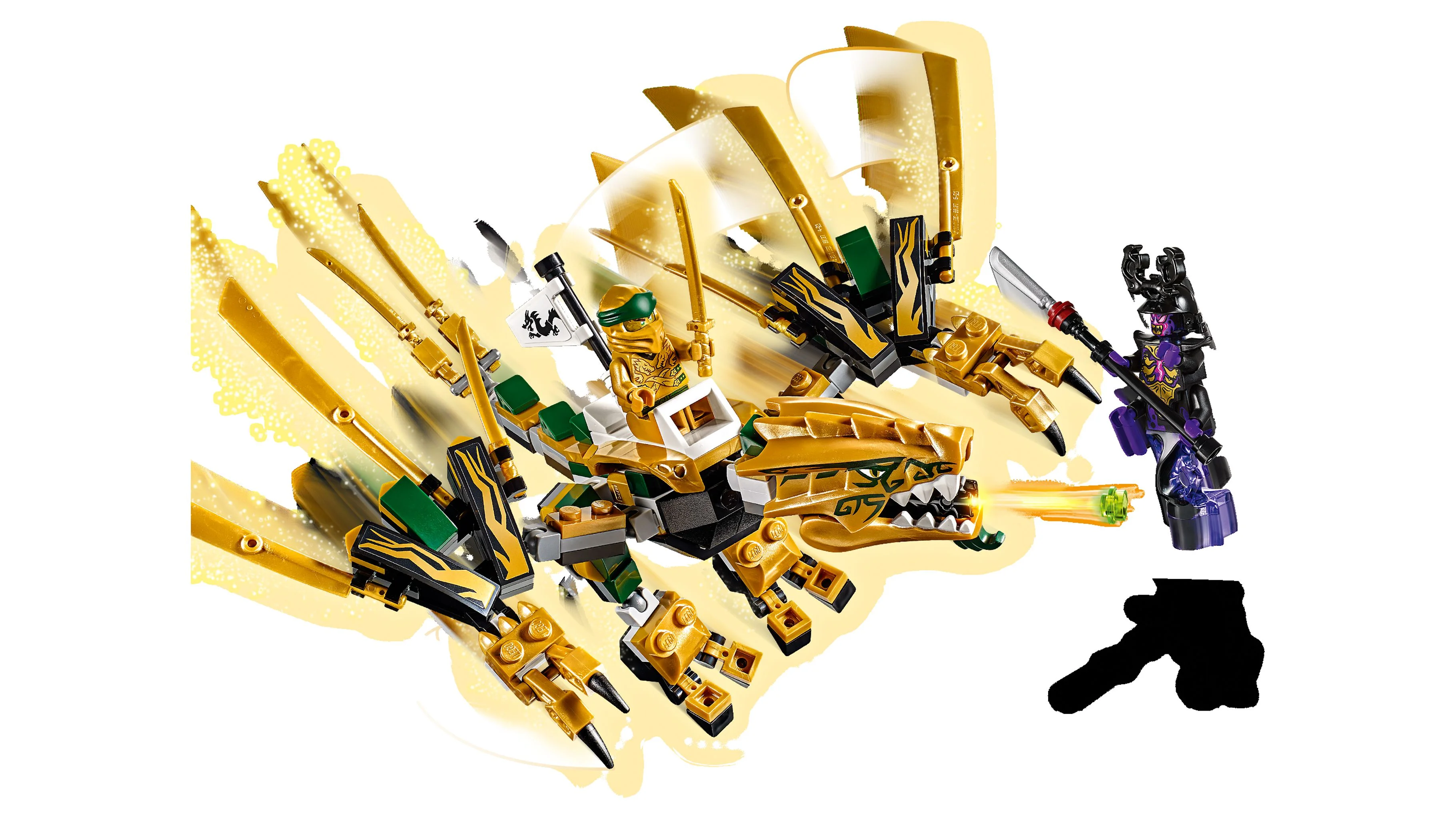 LEGO Ninjago The Golden Dragon Building Set 70666 (171 Pieces)