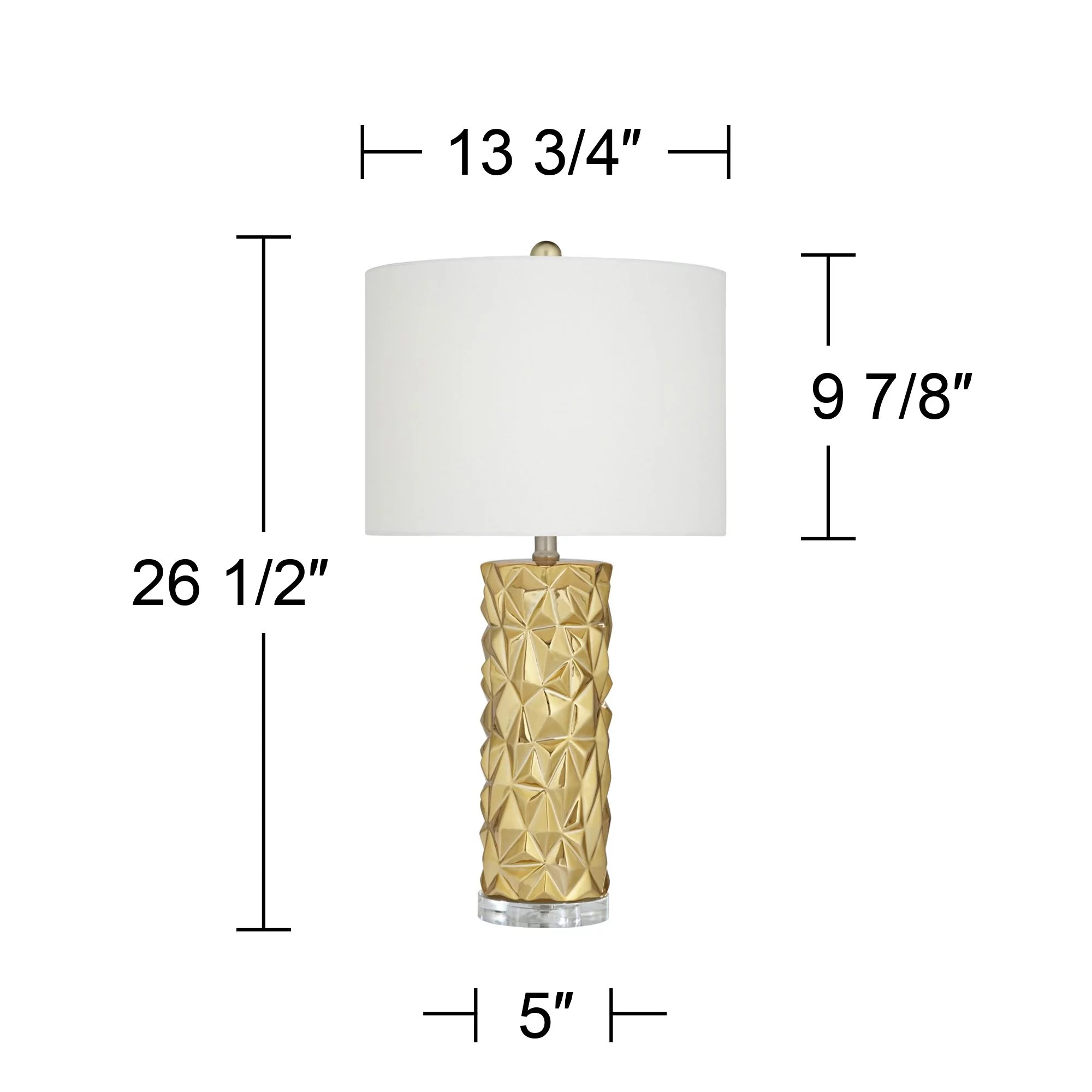 360 Lighting Modern Table Lamps 26 1/2