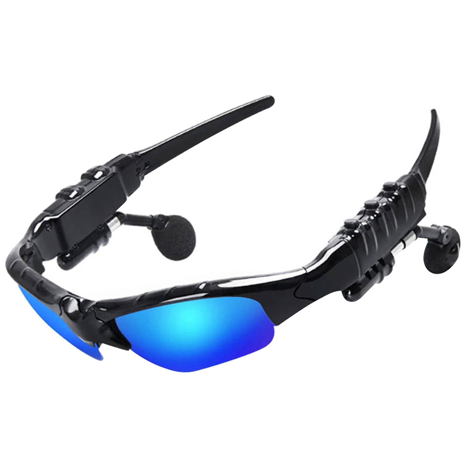 YHAIOGS Bluetooth Earpiece for Cell Phone Sunglasses with Bluetooth Headphone Inear Headphones Polarized Sunglasses Headset Earbuds Wireless Headphone with Mic