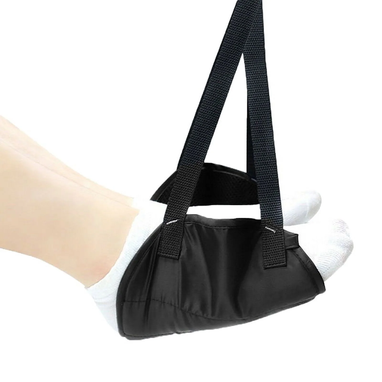 1PC Office Home Airplane Foot Rest Hammock for Travel Work Feet Care Massage Memory Foam Footrest Hammock