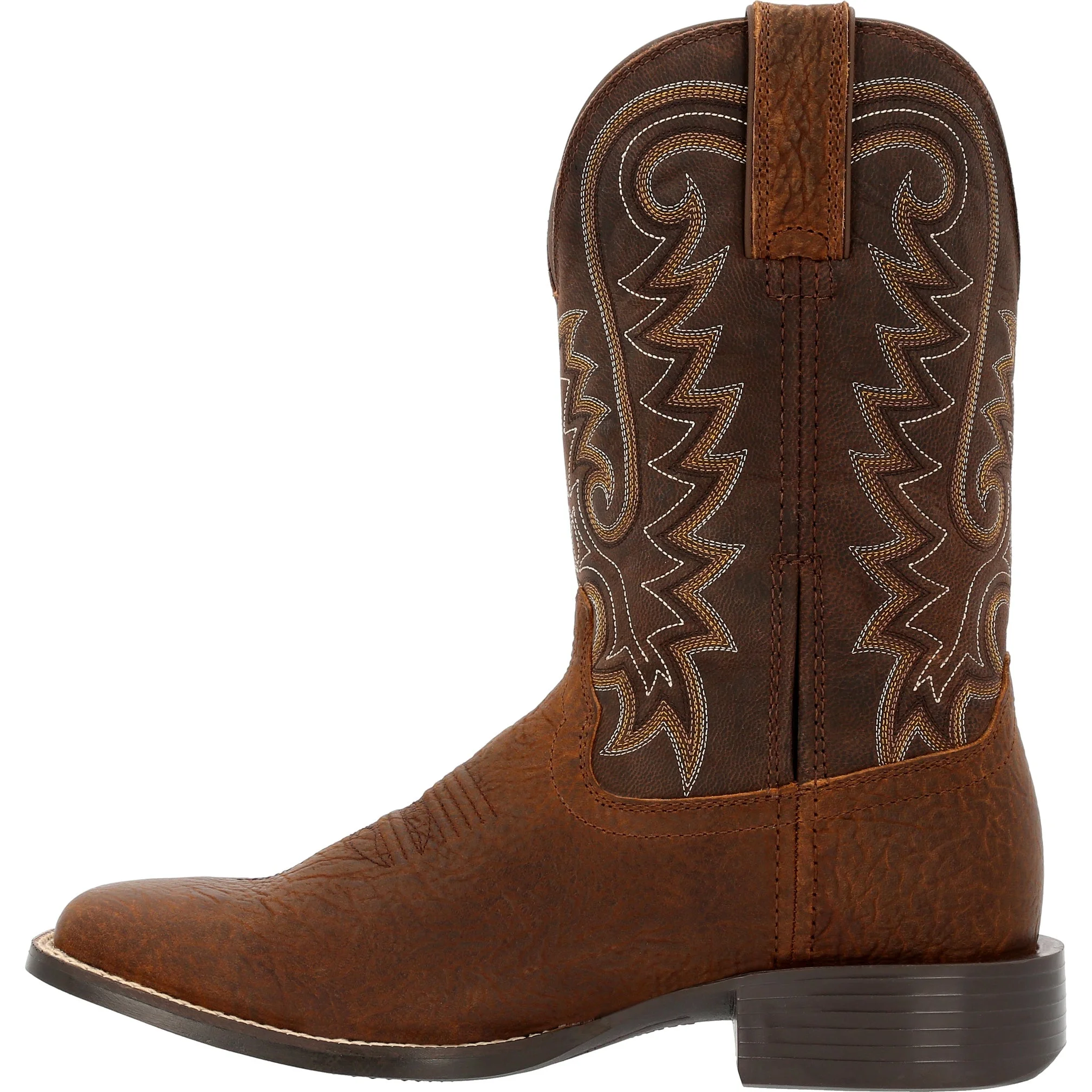 Durango Men's Westward Western Performance Boot Broad Square Toe Dark Brown 13 EE  US