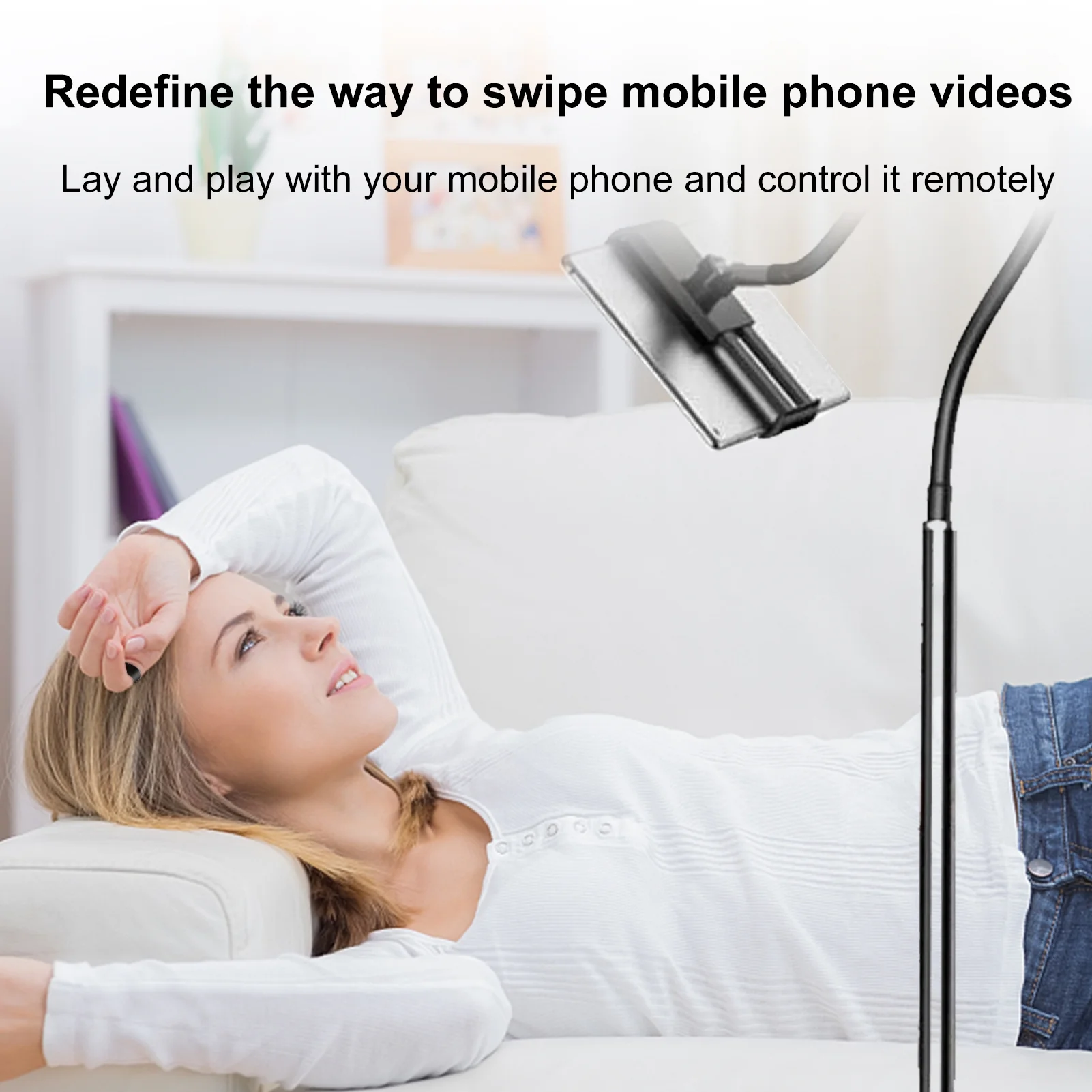 Andoer Remote Control Ring for Kindle App, Smart BT eBook Page Turner with Voice Control, iOS/Android Compatible