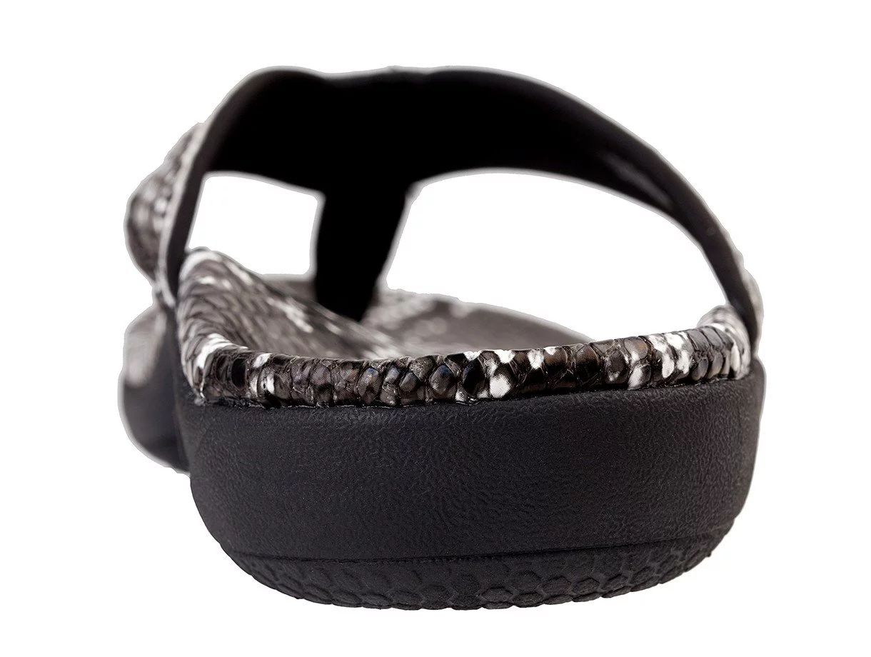 Spenco Yumi Nuevo Snake Women's Orthotic Thong Sandal