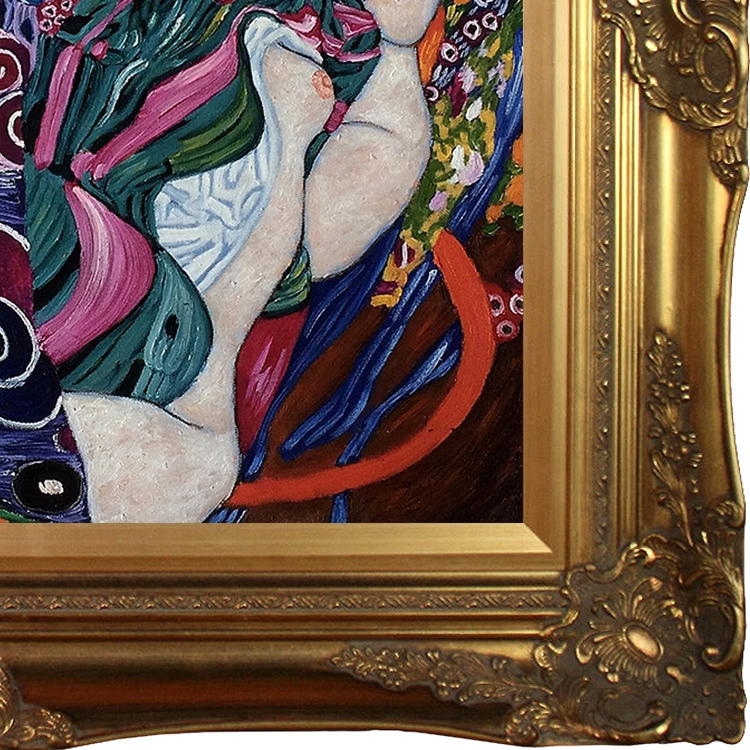 La Pastiche Gustav Klimt 'The Virgin' Hand Painted Oil Reproduction