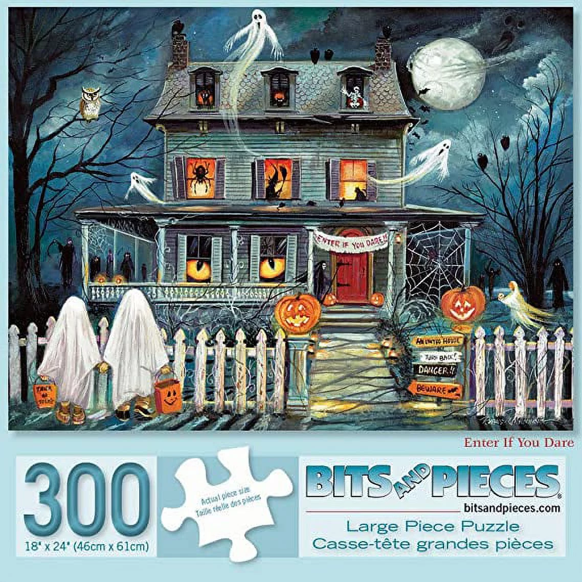 Bits and Pieces - Value Set of Three (3) 300 Piece Jigsaw Puzzles for Adults - Each Puzzle Measures 18