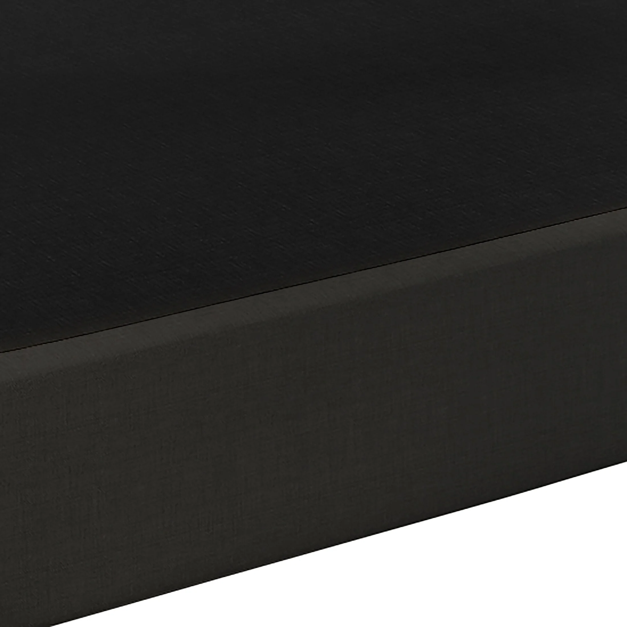 CraftPorch  5-Inch Metal Box Spring with Black Linen Cover King