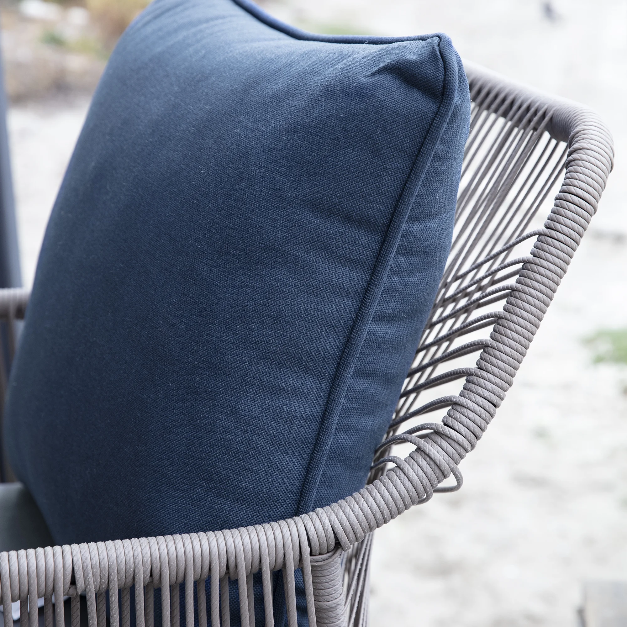 Arden Selections Oceantex Outdoor Deep Seating Cushion Set 24 x 24, Ocean Blue