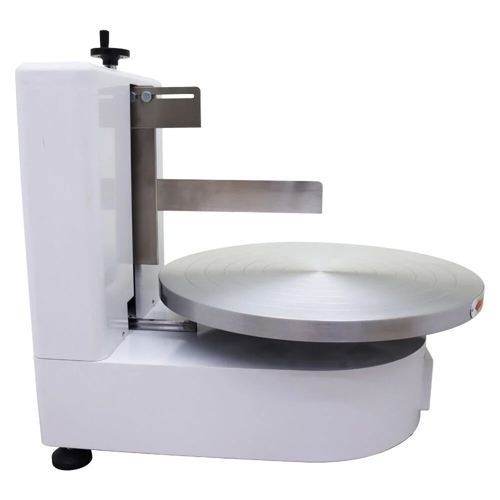 PreAsion 4-16INCH Cake Cream Spreading Coating Smearing Machine Electric Embryo Smearing Machine White 110V
