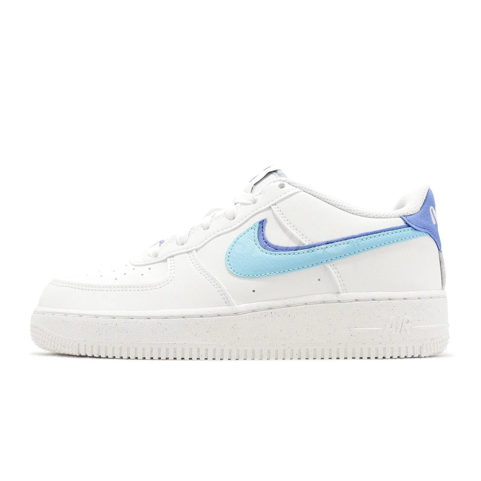 Big Kid's Nike Air Force 1 LV8 Sail/Blue Chill-Medium Blue (DQ0359 100) - 5