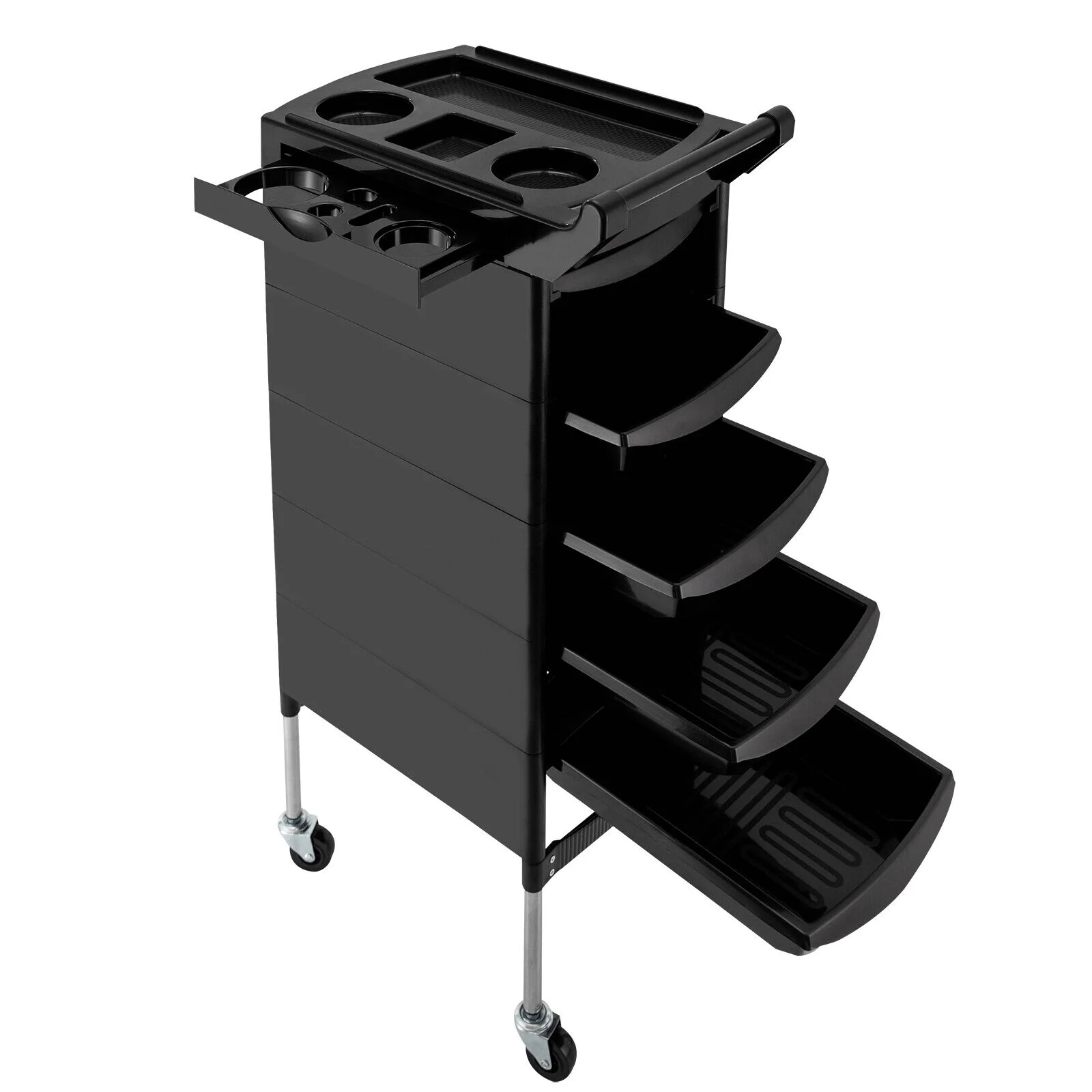6 Layers Storage Cart Hair Beauty Salon Spa Station Trolley Rolling Barber Cart New