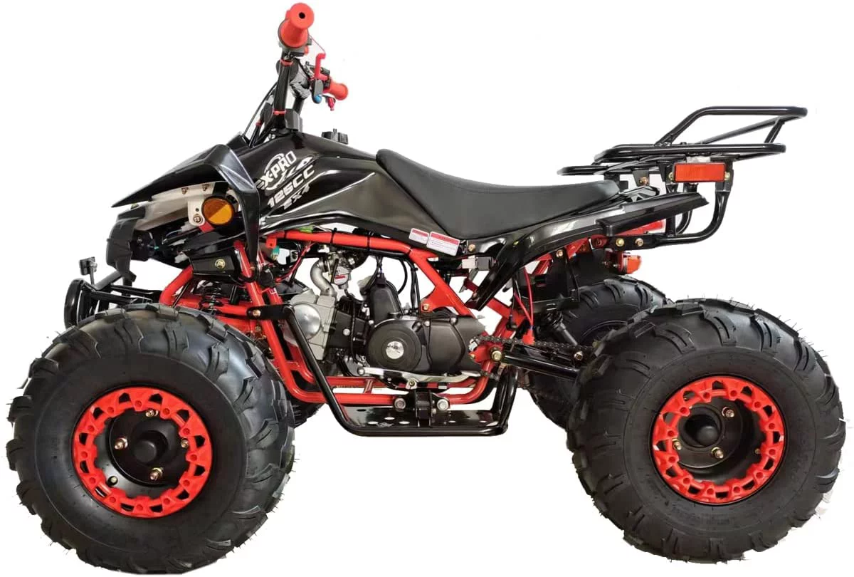 X-Pro Brand New Blast 125cc ATV with Automatic Transmission Reverse LED Headlights Big 19