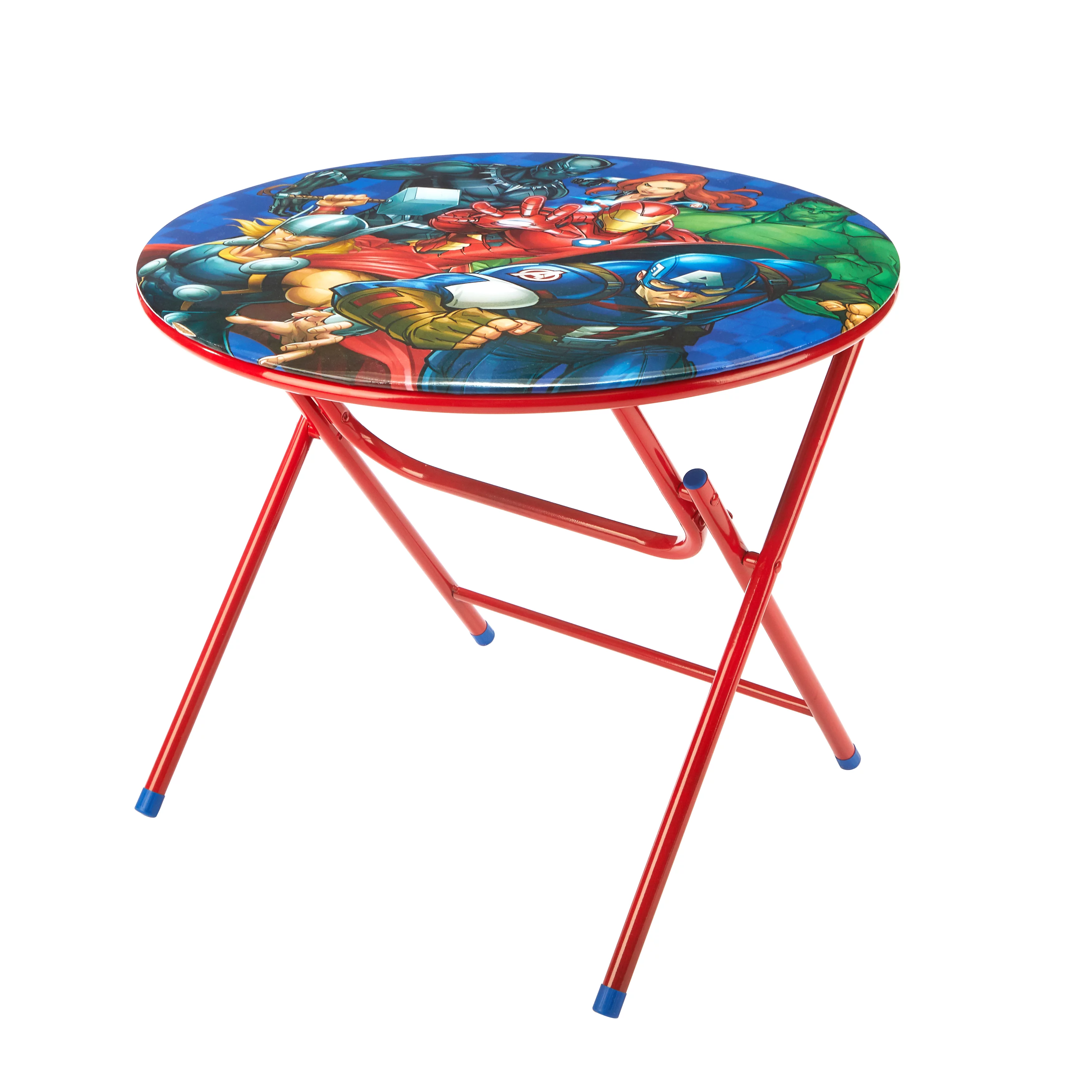 Marvel Avengers Printed 3 Piece Round Table and Chair Set