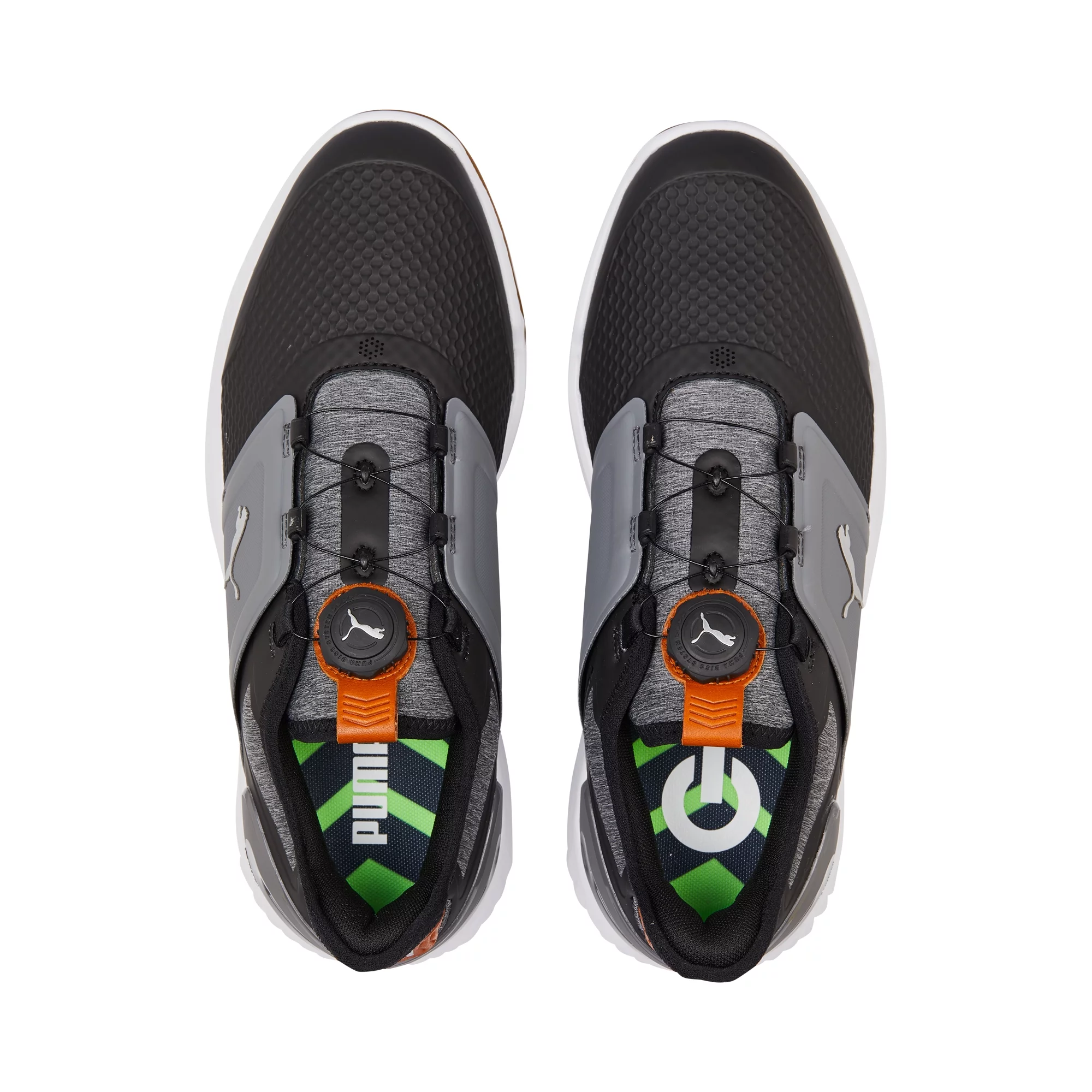 Puma Ignite Elevate Disc Golf Shoes 37608007 -Puma Black/Quiet Shade/Gum - 8.5